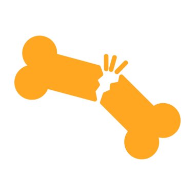 Kemik kutsal kişilerin resmi, vektör çizim köpek