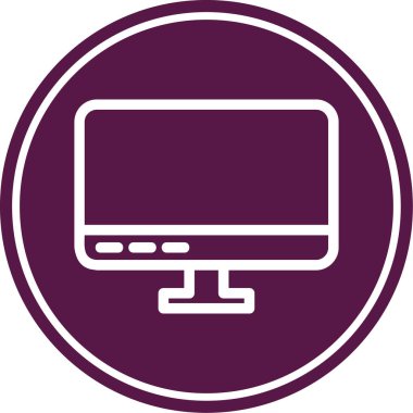 Laptop ekranı. Basit tasarım