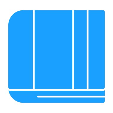 kitap simgesi, vektör illüstrasyonu.