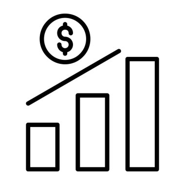 grafik ikonu vektör illüstrasyonu