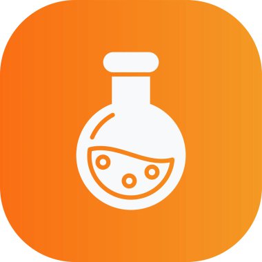 Bir matara simgesinin vektör illüstrasyonu