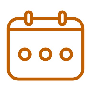 Takvim. Web simgesi basit illüstrasyon