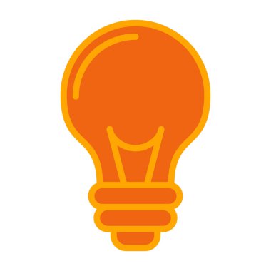 ampul simgesi vektör illüstrasyonu