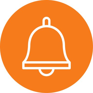 Çan simgesi vektör illüstrasyonu