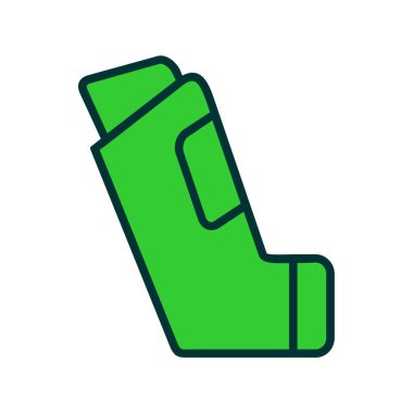 Çizgi film ve yeşil çorapların vektör çizimi