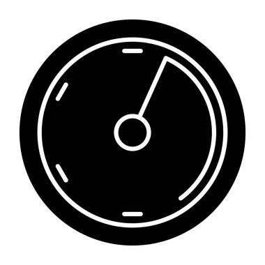 Siyah bir simgenin vektör illüstrasyonu