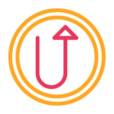 Magnet simgesinin vektör illüstrasyonu