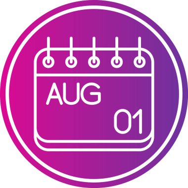 Bir günlük takvimdeki 1 Ağustos tarihi