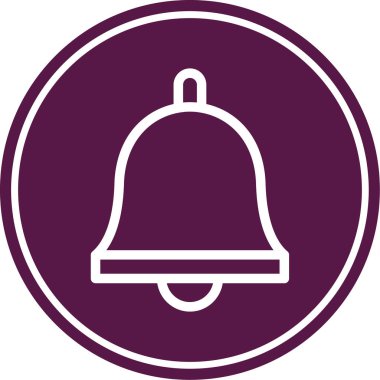 Kişisel ve ticari kullanım için çan vektör simgesi simgesi vektör çizimi..