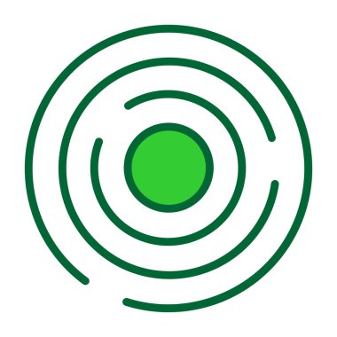 hedef simge vektör illüstrasyonu