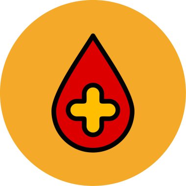 kan damlası vektör simgesi