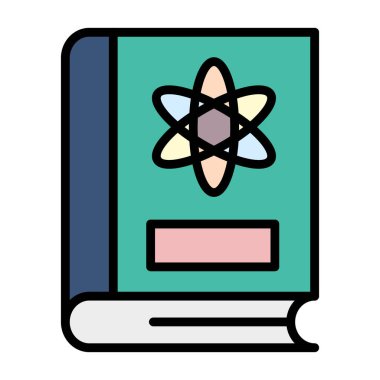 kitap simgesi vektör illüstrasyonu