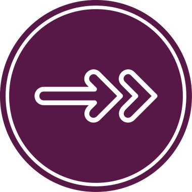 ok simgesinin vektör illüstrasyonu