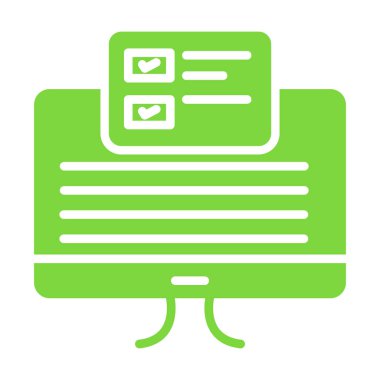 Kontrol listesi simgesi vektör illüstrasyonu