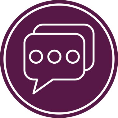 sohbet simgesinin vektör simgesi