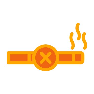 sigara izmariti illüstrasyonu