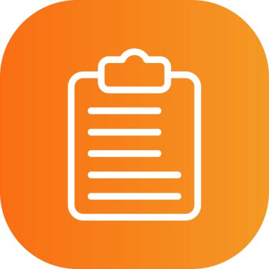 Soyut arkaplanda belge simgesi izole edildi