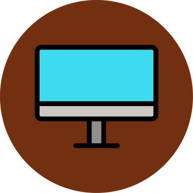 bilgisayar web simgesi, vektör illüstrasyonu