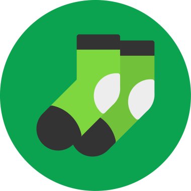 çoraplar düz vektör simgeleri