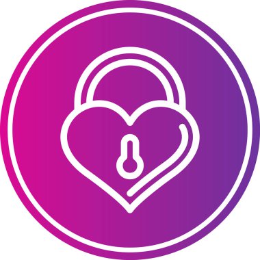 Bir kalp simgesinin vektör illüstrasyonu