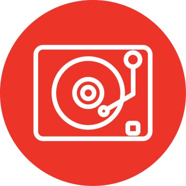 Vektör müzik simgesi illüstrasyonu