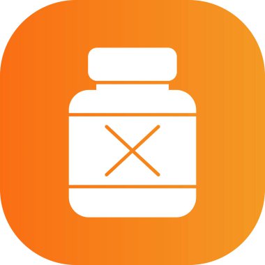 Hap. Web simgesi basit illüstrasyon