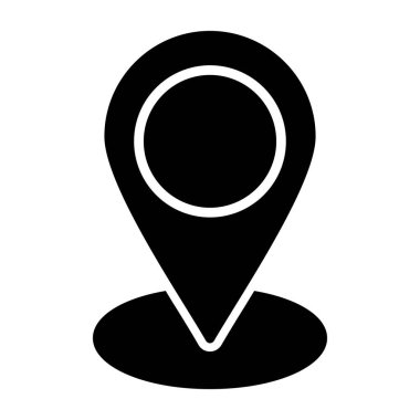 harita pin vektör simgesi