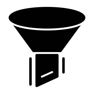 Filtre web simgesi, vektör çizim