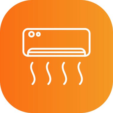 Modern b 'nin vektör illüstrasyonunda ısıtıcı simgesi yok