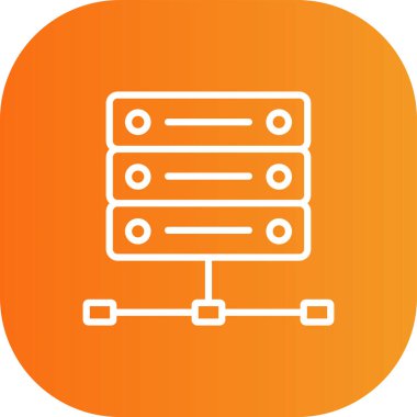 vektör sunucu illüstrasyonu