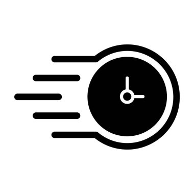 vektör saat simgesi, illüstrasyon