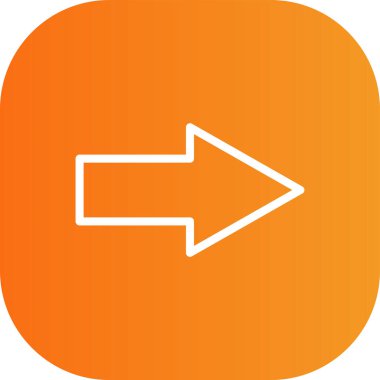 Ok. Web simgesi basit illüstrasyon