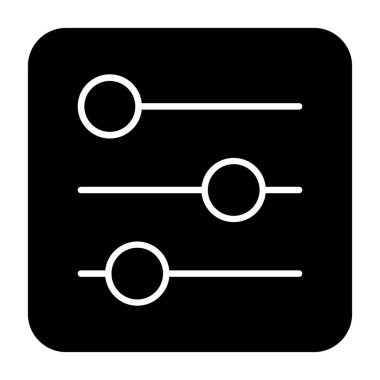 Bir web simgesinin vektör illüstrasyonu