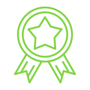 Madalya. Web simgesi basit illüstrasyon