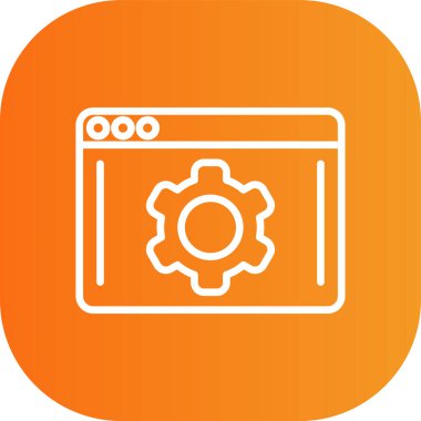 Vektör ayarı Simge illüstrasyonu