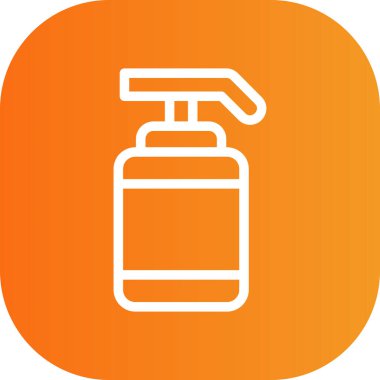 Şişe. Web simgesi basit illüstrasyon