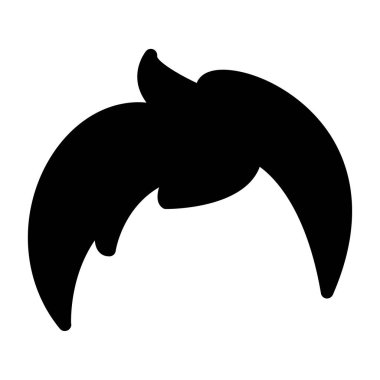 Bıyık simgesi, basit tarzı