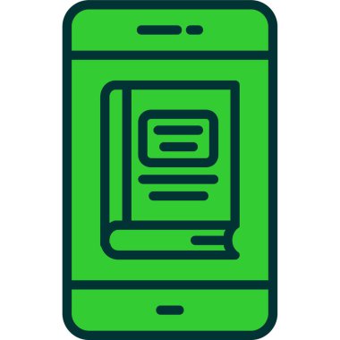akıllı telefon simgesi vektör illüstrasyonu