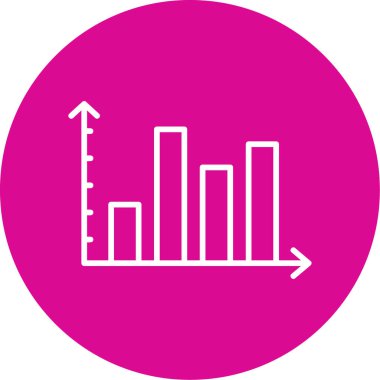 grafik ikonu vektör illüstrasyonu