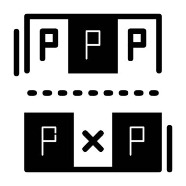 Belge simgesi, basit vektör çizim