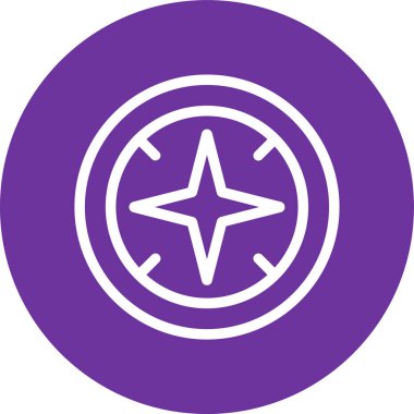 Yıldız simgesinin vektör illüstrasyonu