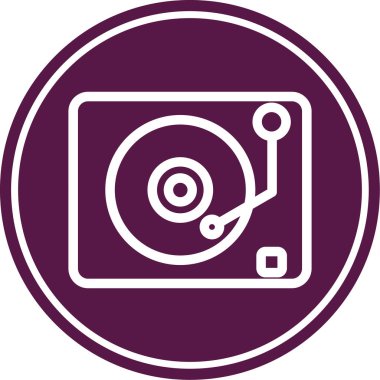 Müzik simgesinin vektör illüstrasyonu