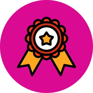 Ödül. Web simgesi basit illüstrasyon