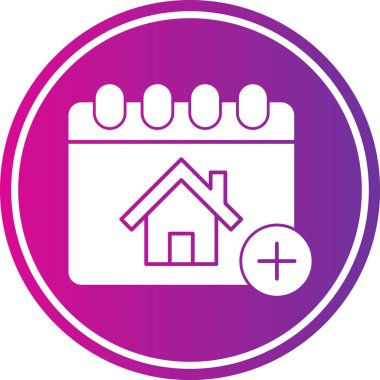 Ev simgesi vektör illüstrasyonu