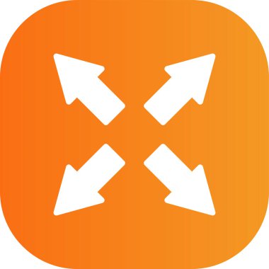 ok yönü simgesi ana hat biçiminde