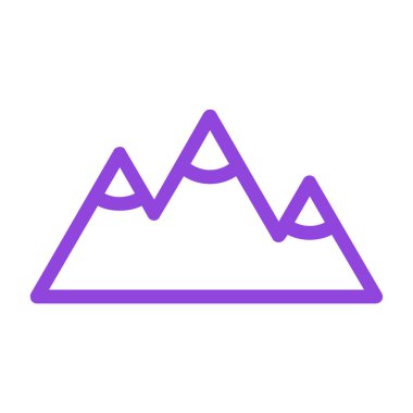 dağ ikonu vektör illüstrasyonu