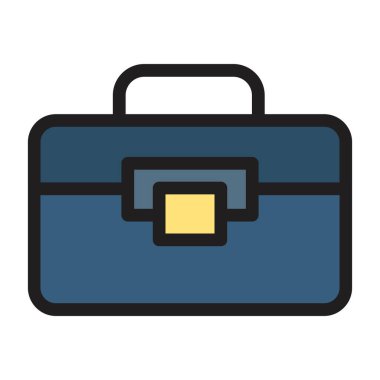 Evrak Çantası'nı web simgesi, vektör çizim