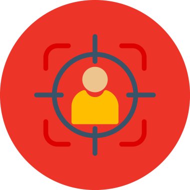 hedef simge vektör illüstrasyonu