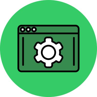 Vektör ayarı Simge illüstrasyonu