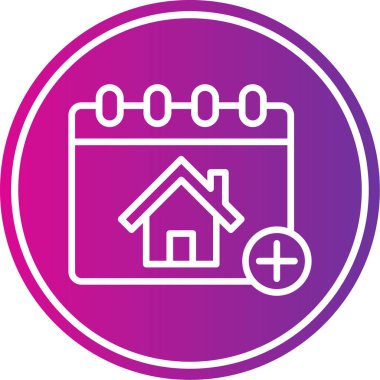 ev simgesi vektör illüstrasyonu